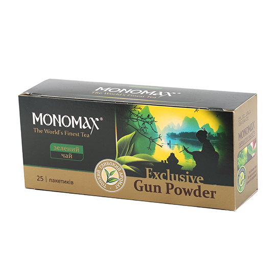 Чай зеленый Мономах Exclusive Gun Powder 1,5 г х 25шт