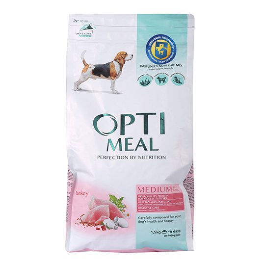 Feed Optimeal turkey for dogs 1,5 kg