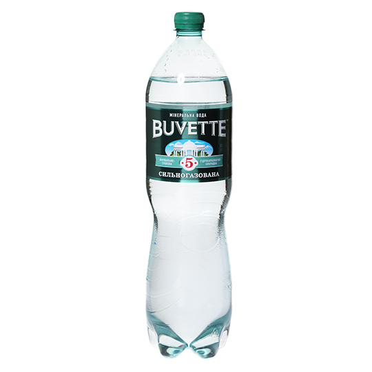 Вода мінеральна Buvette №5 сильногазована 1.5л