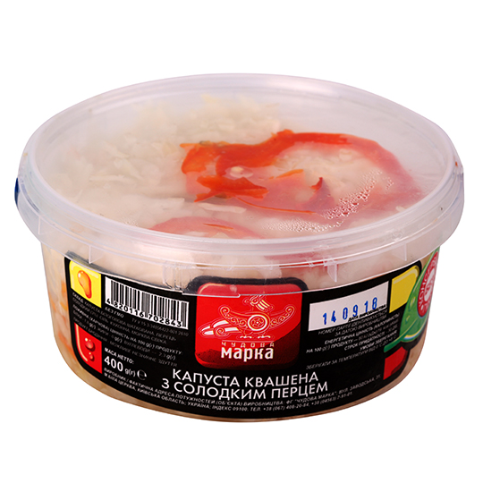Chudova Marka Pickled With Sweet Pepper Cabbage 400g