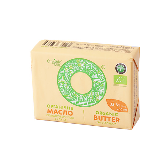 Organic Milk Sweet-Cream Extra Butter 200g