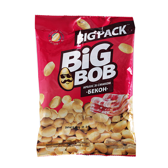 Big Bob Fried Peanuts with Bacon 120g