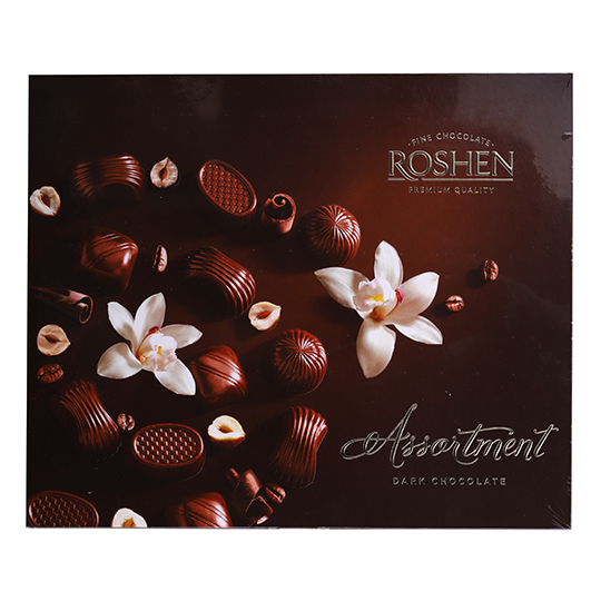 Цукерки шоколадні Roshen Assortment Classic Dark 154г