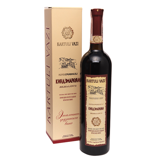 Вино Kartuli Vazi Кіндзмараулі червоне напівсолодке 10,5% 0,75л