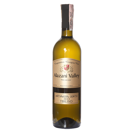 Вино CGW Tbiliso Alazani Valley белое полусладкое 11% 0,75л