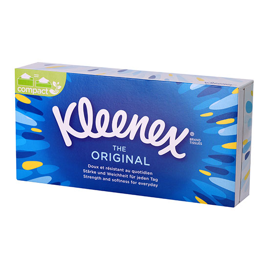 Серветки паперові Kleenex Original в коробці 70шт