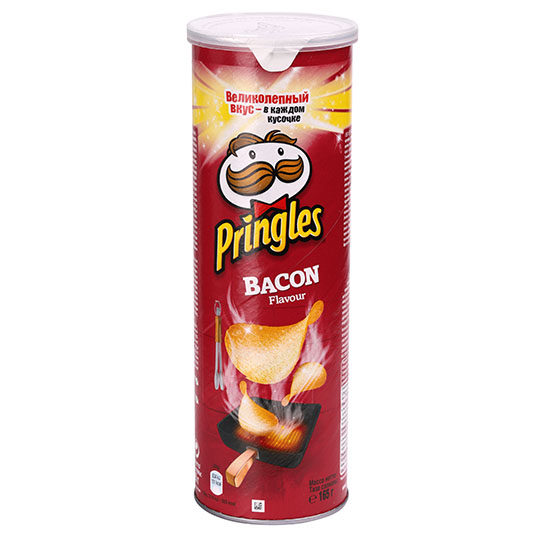 Pringles Bacon Potato Chips 165g
