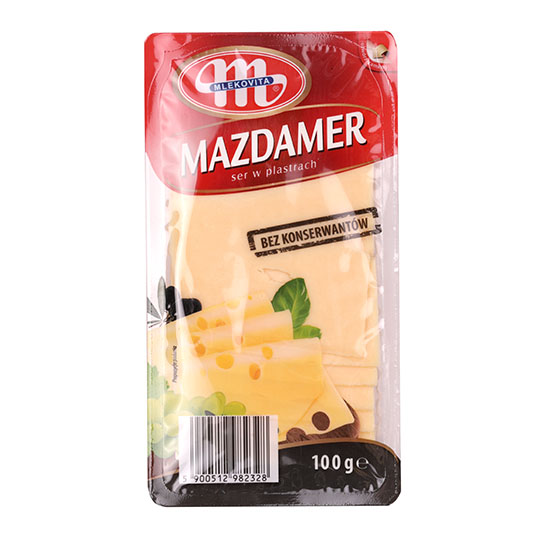 Mlekovita Mazdamer Cheese slicing 26% 100g