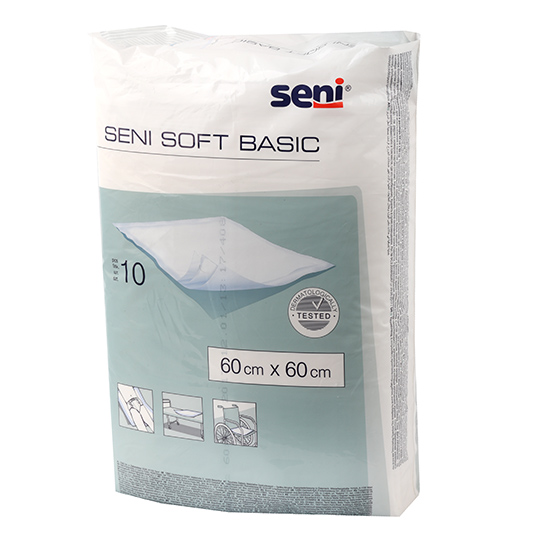 Sani Soft Basic Hygienic Diapers 60x60cm 10pcs