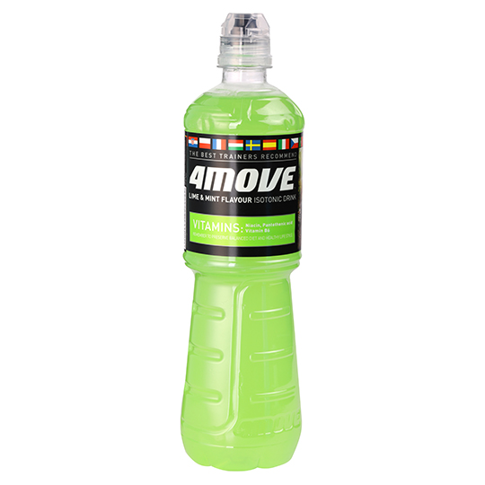Напій 4Move Mint&Lime ізотонічний спортивний негазований 0.75л