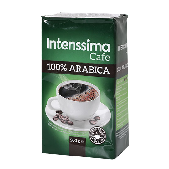 Кава Intenssima Arabica мелена 500г