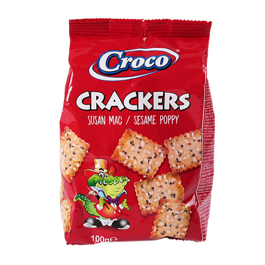 Croco With Sesame And Poppy Cracker 100g