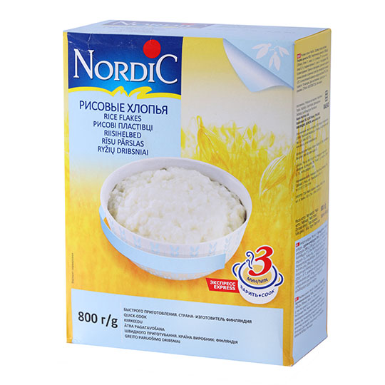 Nordic Rice flakes 800g