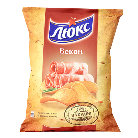 Lux Bacon Flavored Potato Chips 133g