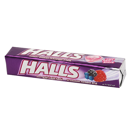 Halls candies with forest berries flavor 25,2g