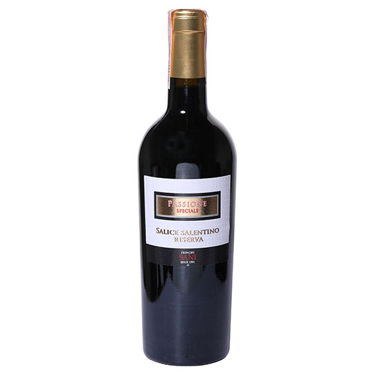 Вино Carlos Sani Passione Speciale Salice Salentino Riserva DOC красное сухое 13,5% 0,75л