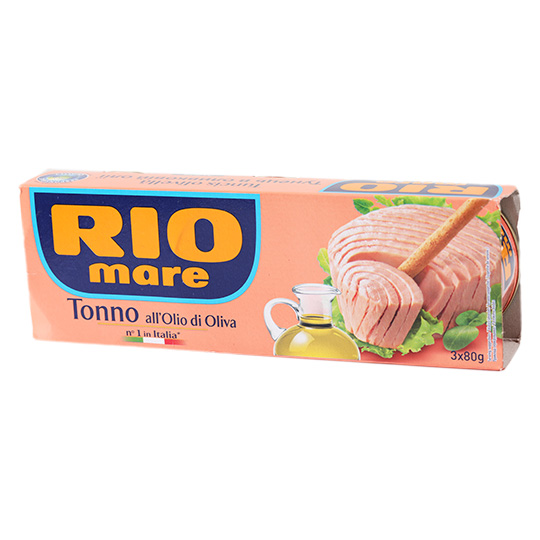 Rio Mare Canned in Olive Oil Tuna 3pcs 80g