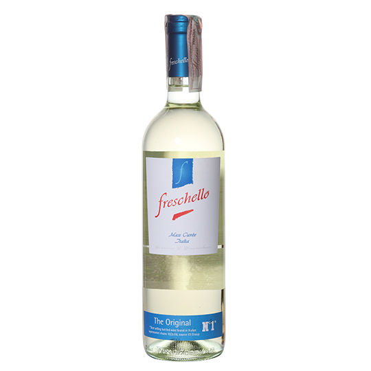 Вино Freschello Bianco Dry біле сухе 10,5% 0,75л