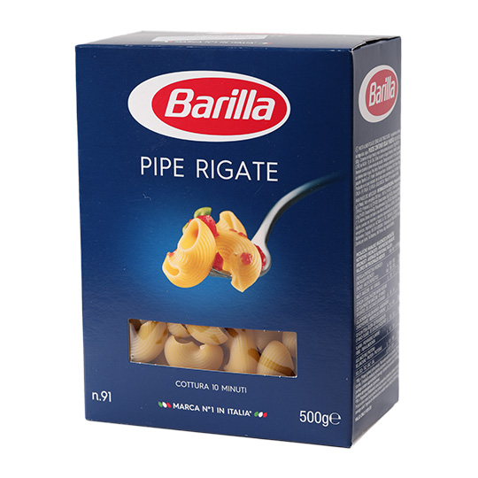 Макарони Barilla Pipe Rigate N91 500г