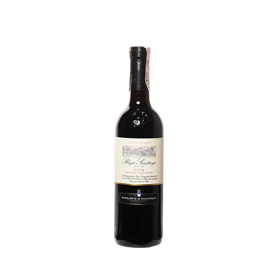 Вино Rioja Santiago Crianza Rioja червоне напівсолодке 13.5% 0.75л