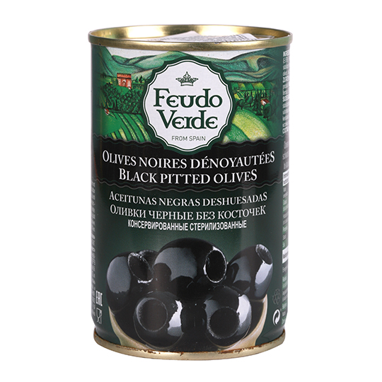 Маслини Feudo Verde без кісточки 300г