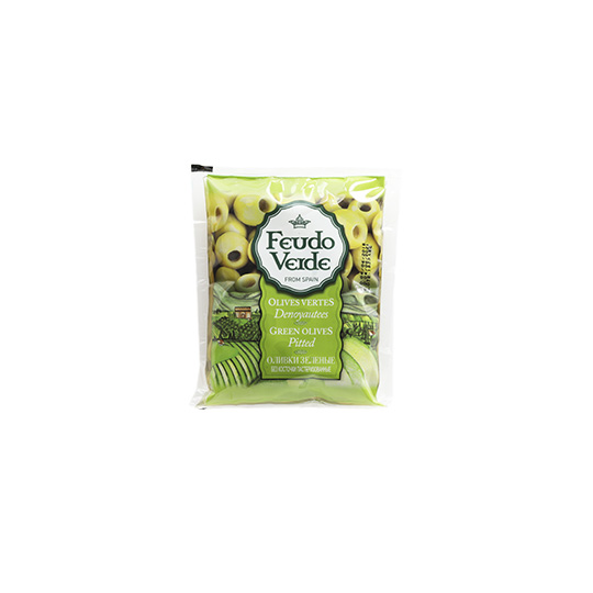 Оливки Feudo Verde зелені без кісточки 170г
