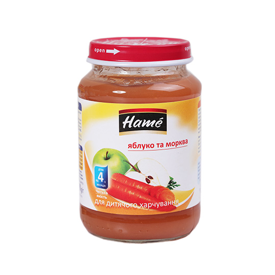 Hame Apple and Carrot Puree 190g
