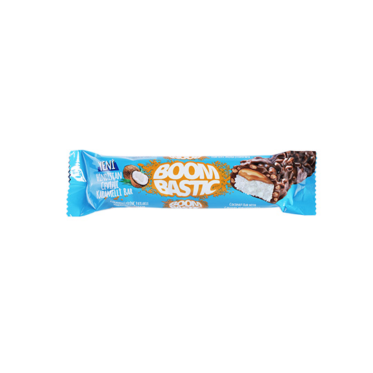 Boombastik with Coconut, Caramel and Crispy Rice in Milk Chocolate Bar 35g
