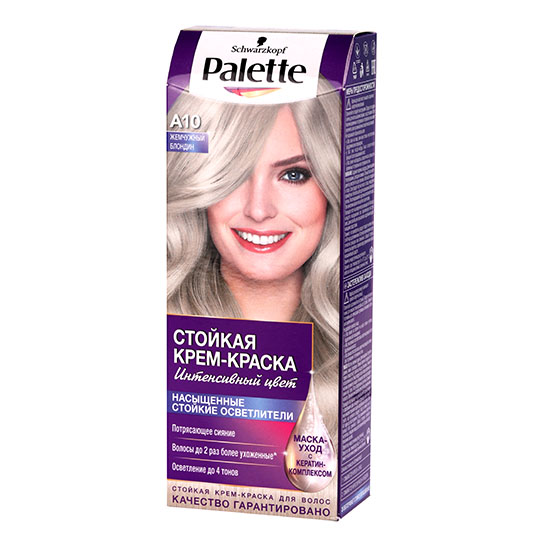 Стійка крем-фарба для волосся Palette Інтенсивний колір 10-2 Перлинний блондин 110 мл