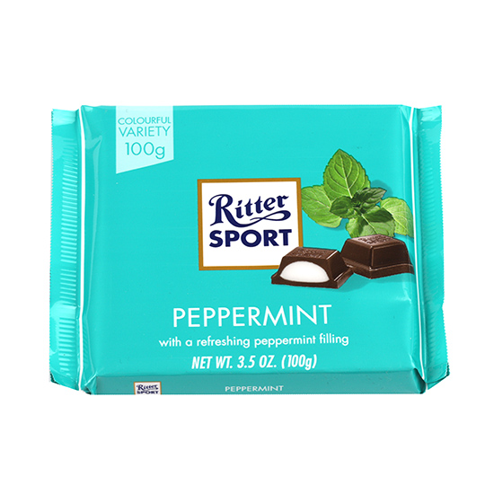 Ritter Sport With Mint Cream Taste Dark Сhocolate