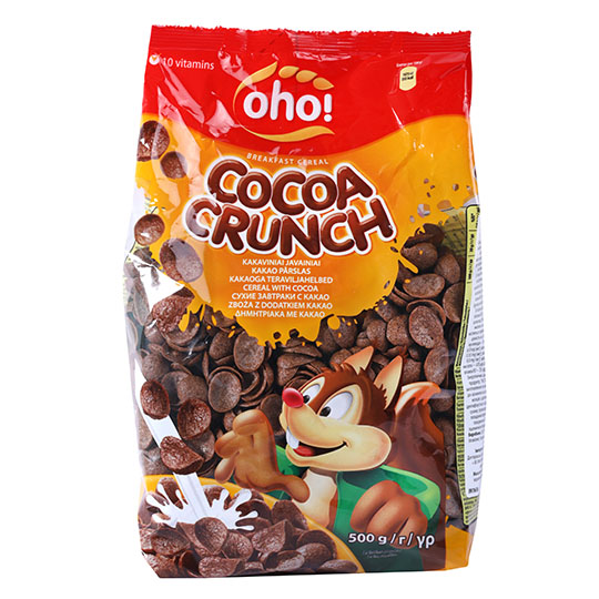 Сухий сніданок Oho Сосоа Сrunch з какао 500г