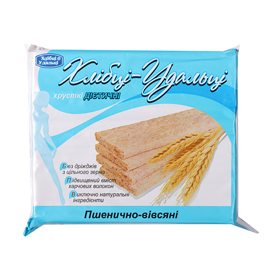 Хлебцы Удальцы пшенично-овсяные для диабетиков 100г