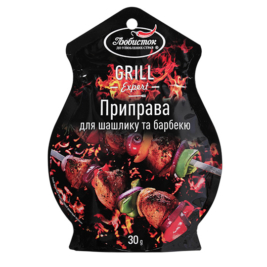 Lyubystok Grill Expert for Kebabo and Barbecue Seasoning 30g