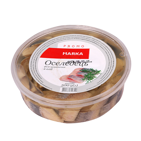 Marka Promo In Oil Herring Fillet Pieces 500g