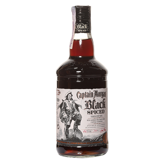 Напій алкогольний Captain Morgan Black Spiced на основі Карибського рому 40% 0,7л