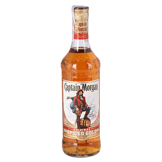 Напій алкогольний Captain Morgan Spiced Gold на основі Карибського рому 35% 0.7л