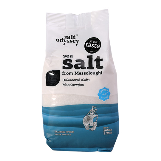 Сіль Salt Odyssey морська з Месолонгі 1кг