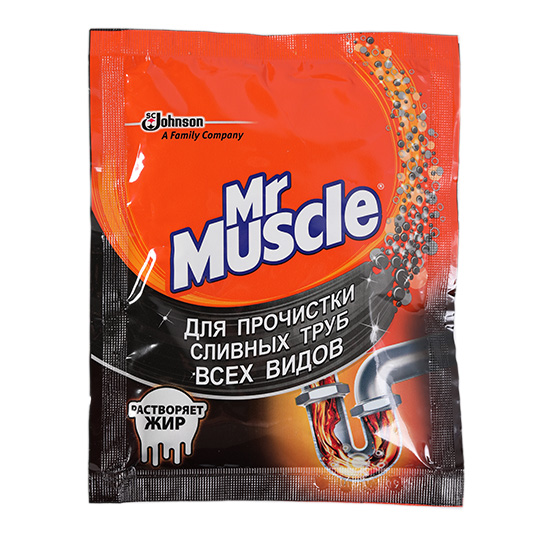 Засіб Mr.Muscle для прочищення зливних труб всіх видів 70г