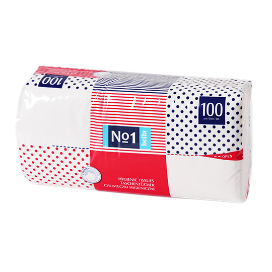 Bella №1 4-Ply Hygienic Paper Tissues 100pcs