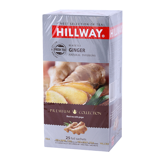 Чай черный Hillway с имбирем пакетированный 25шт 37,5г