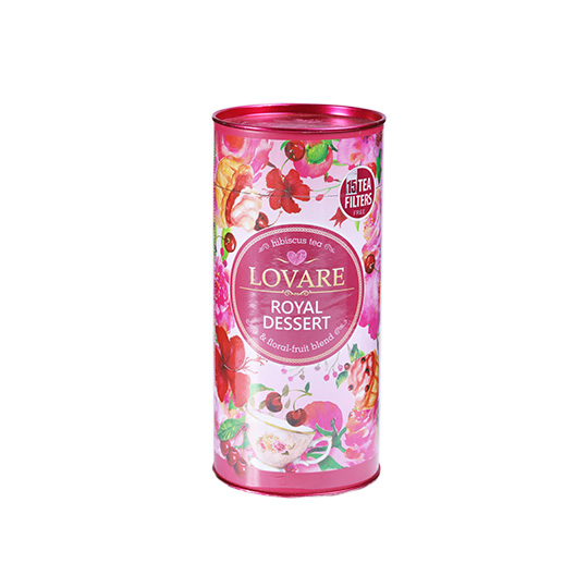 Чай каркаде Lovare Королівський десерт листовий 80г