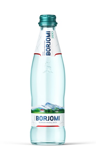 Вода минеральная Borjomi сильногазированная 0,33л стекло
