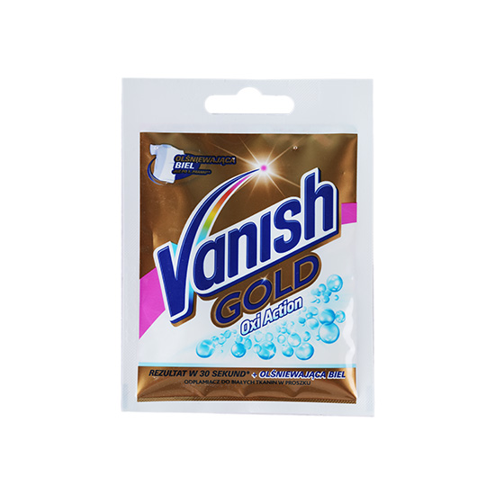 Vanish Gold Oxi Action Crystal White Powdered Fabric Stain Remover & Bleach 30g