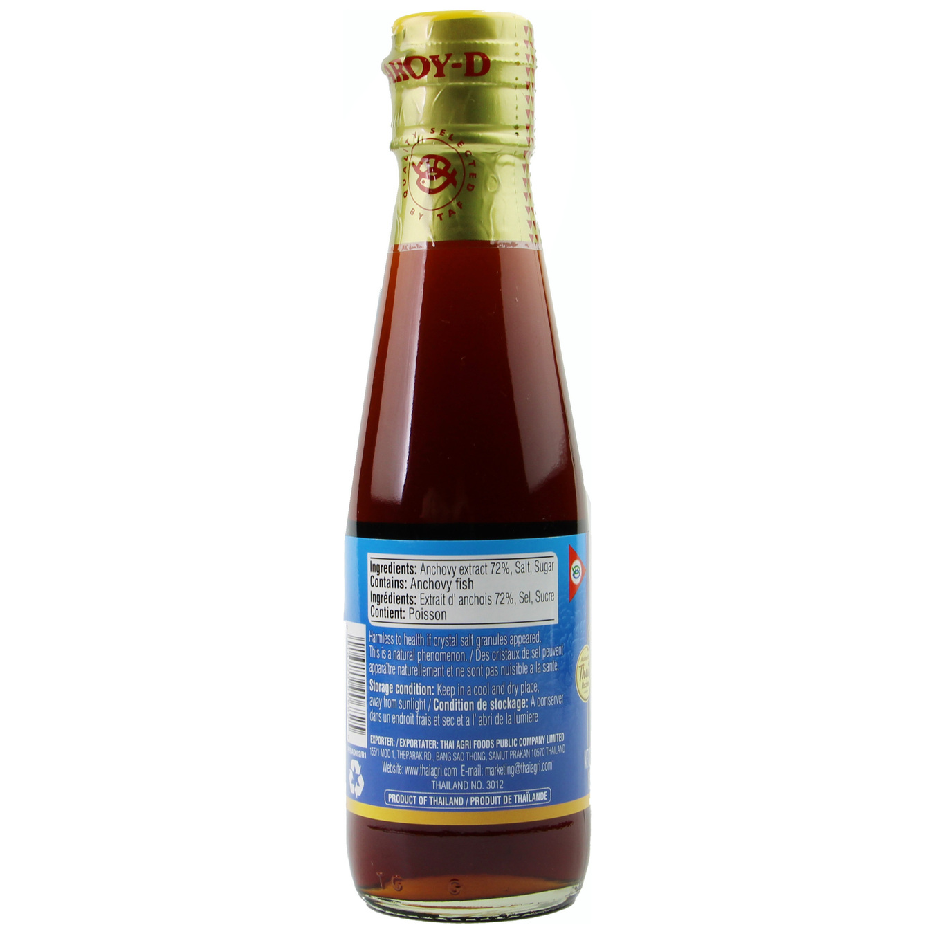 Aroy-D Fish Sauce 240g 2