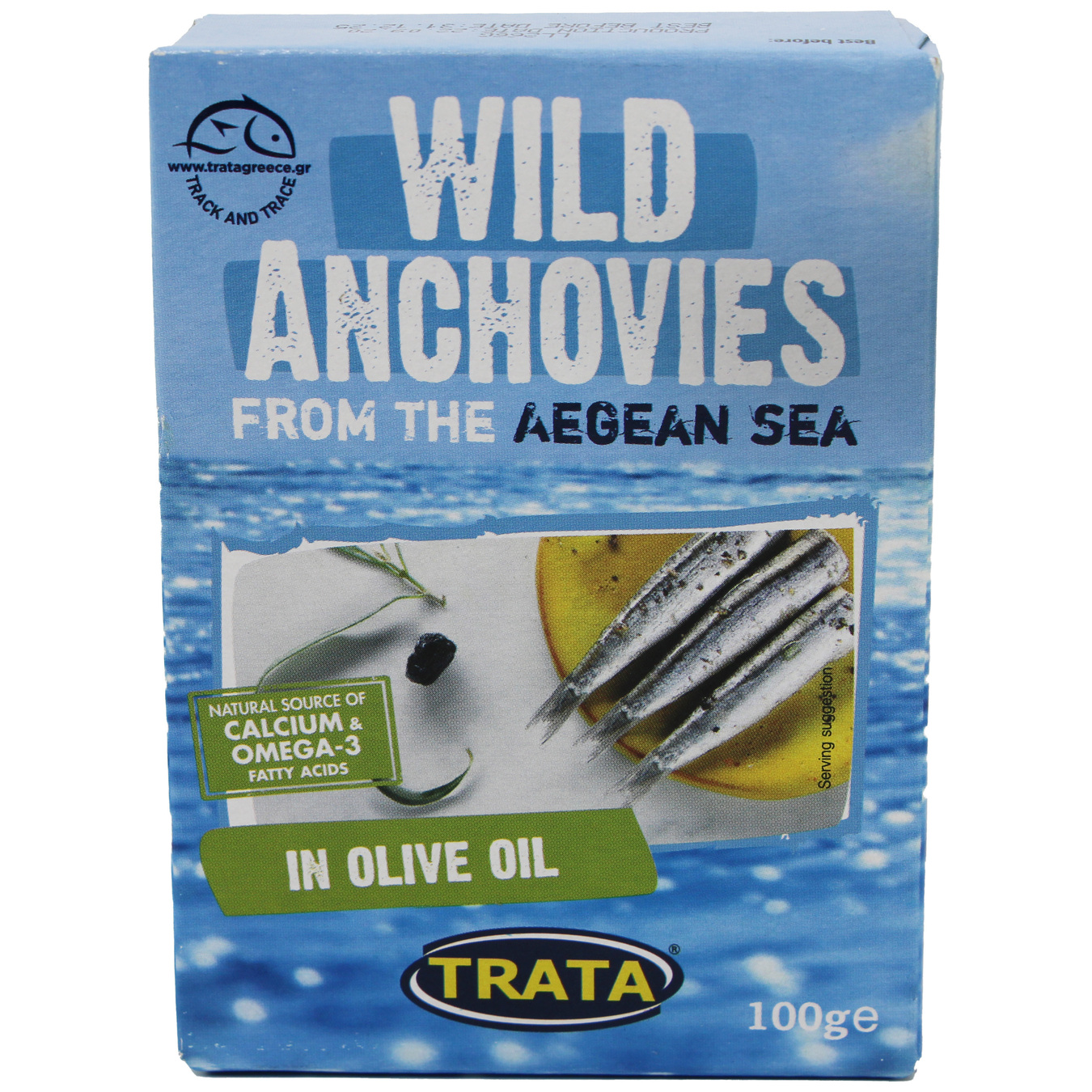Trata Wild Catch In Vegetable Oil Anchovies 100g