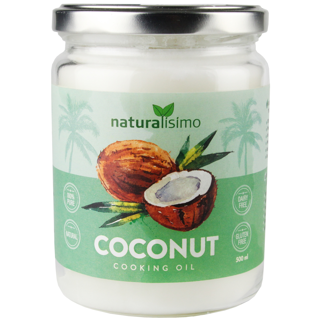 Масло кокосовое Naturalisimo очищенное 500мл