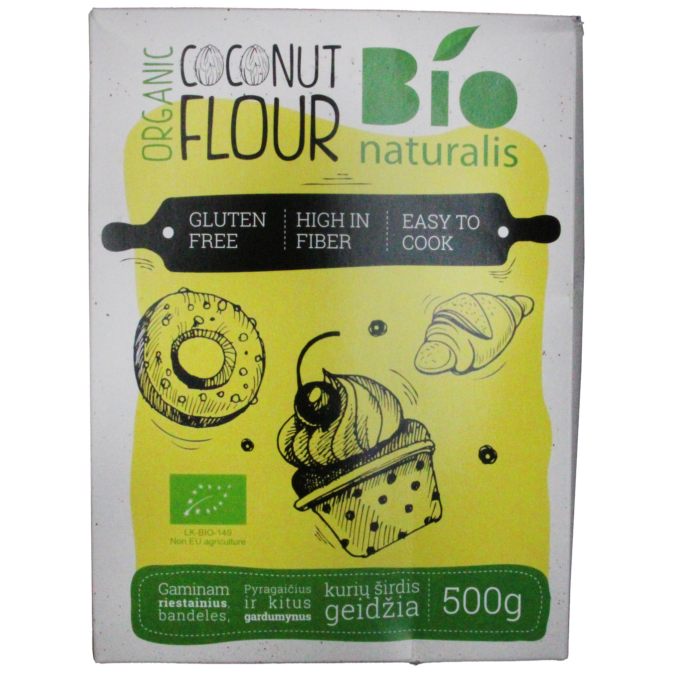 Bionaturalis Organic Coconut Flour 0,5kg