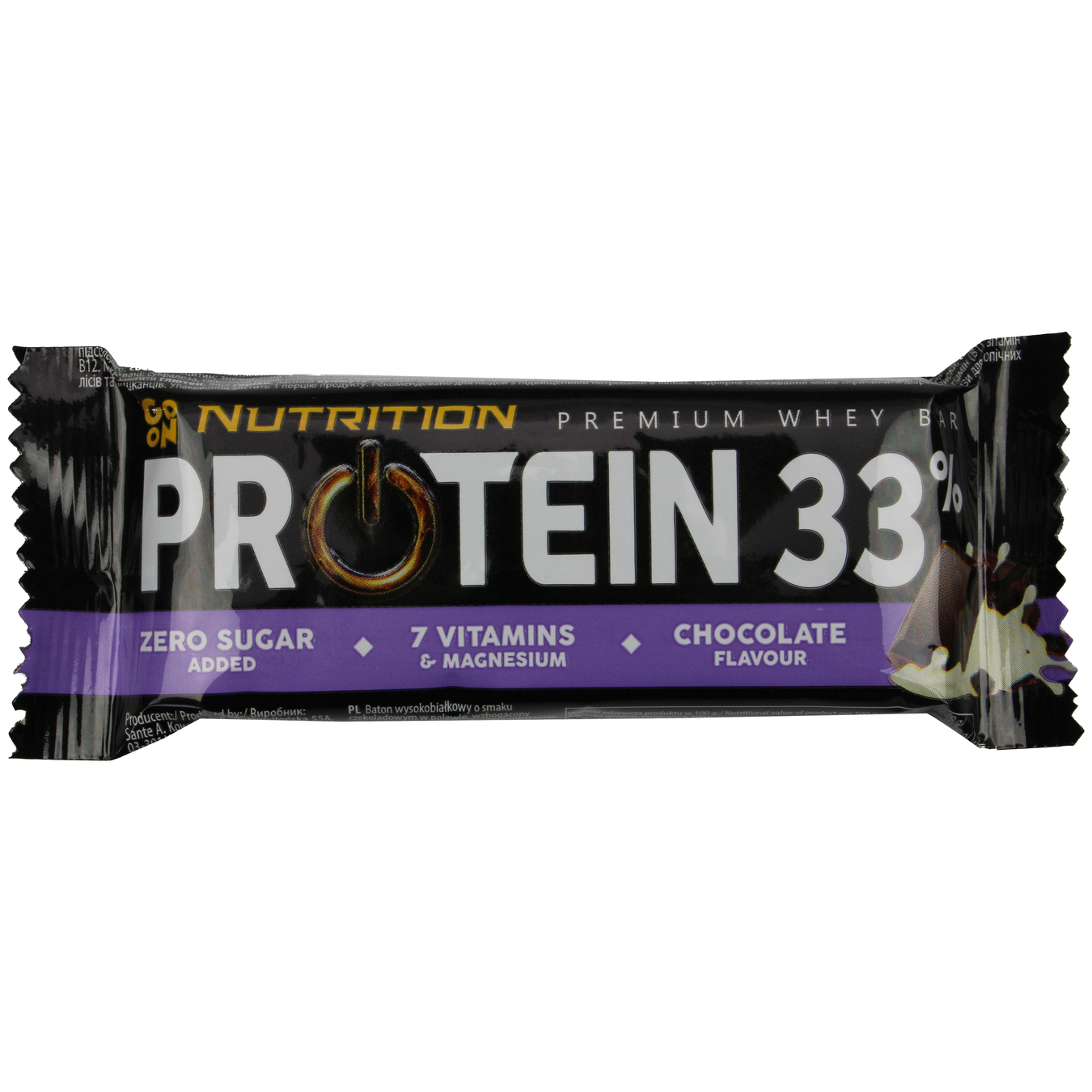 Go On With Chocolate Protein Bar 33% 50g