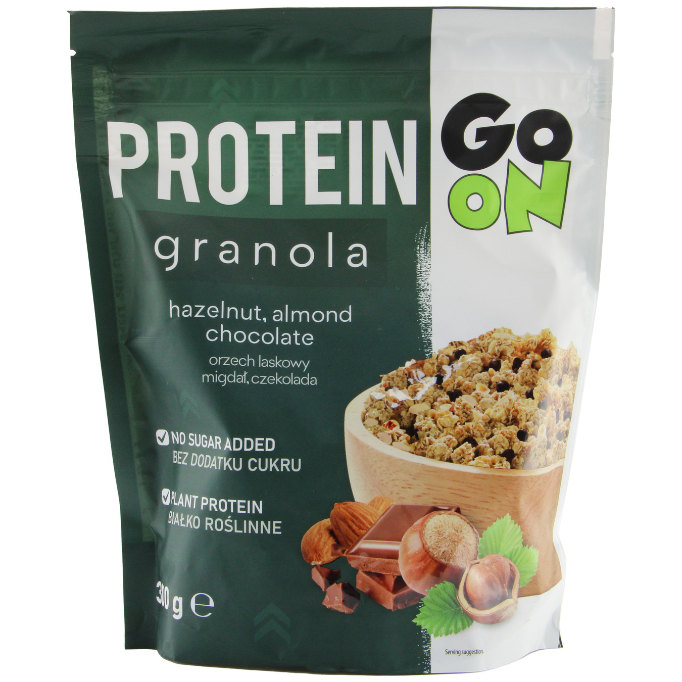 Гранола Go On Nutrition протеїнова з шоколадом та горіхами 300г
