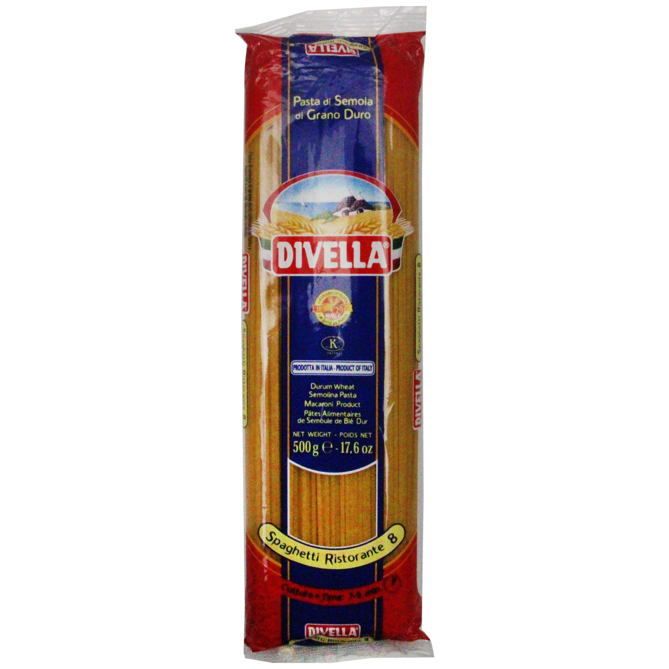 Макароны Divella Spaghetti Ristorante №8 500г